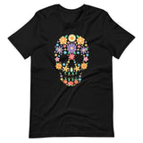 Flower Skull Unisex t-shirt - ZKGEAR