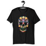 Flower Skull Unisex t-shirt - ZKGEAR