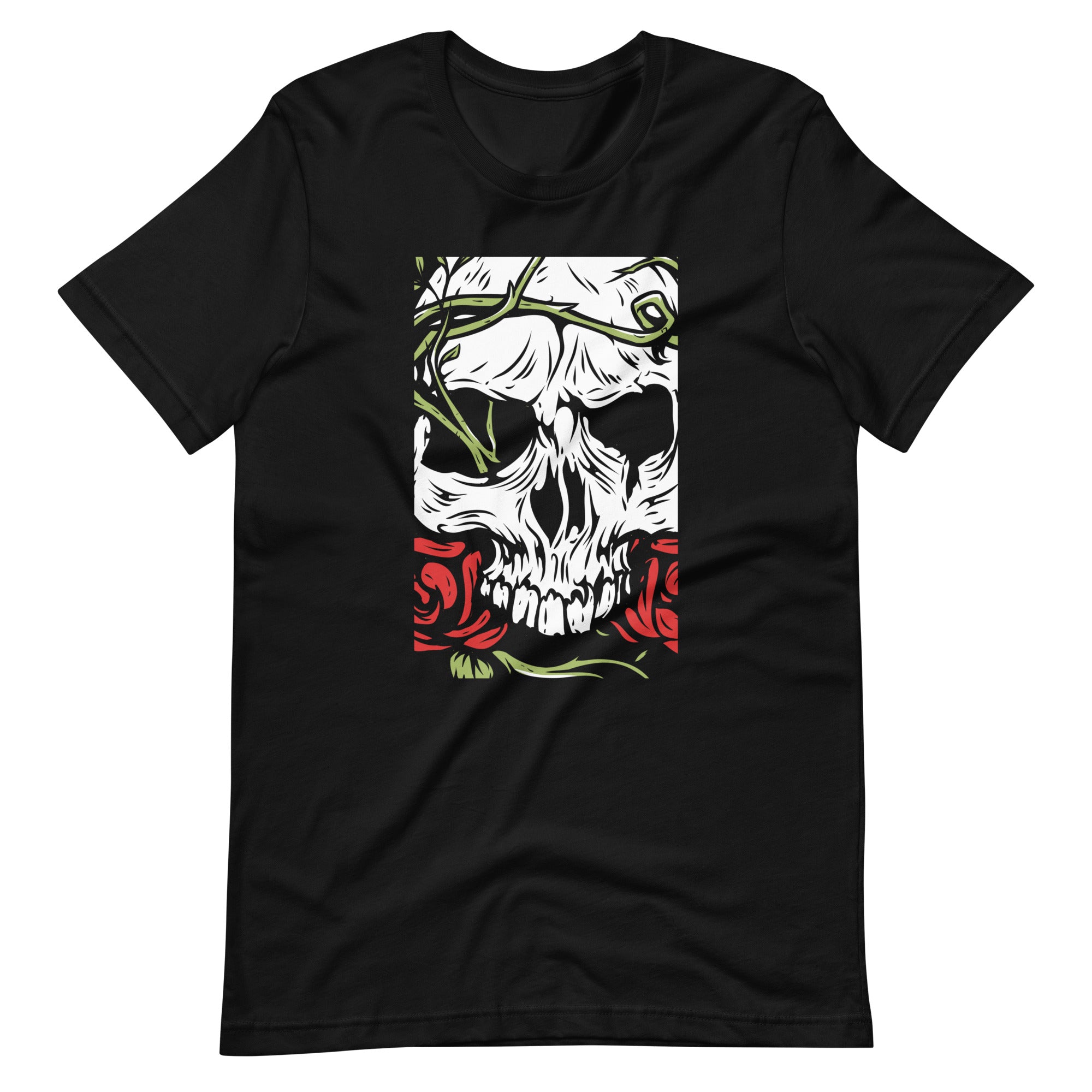 Skull Roses Unisex T-shirt - ZKGEAR