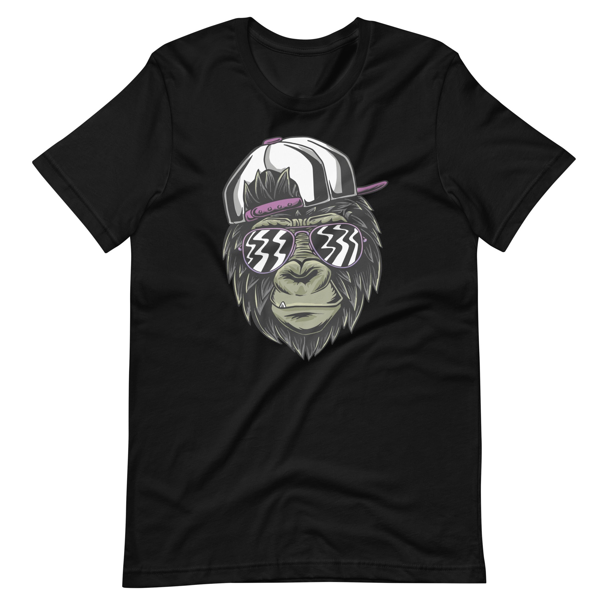 Stylish Monkey With Sunglasses Unisex t-shirt - ZKGEAR