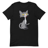 Black Cat Cartoon Unisex T-shirt - ZKGEAR