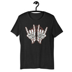 Skeleton Hands Rock and Roll Unisex T-shirt - ZKGEAR