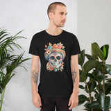 Flower Skull Unisex T-shirt - ZKGEAR