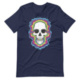 Trippy Psychedelic Skull Unisex T-shirt - ZKGEAR