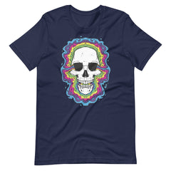 Trippy Psychedelic Skull Unisex T-shirt - ZKGEAR