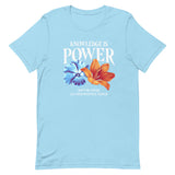 Knowledge Is Power Flower Unisex T-shirt - ZKGEAR