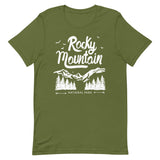 Mountains And Pine Trees Unisex T-shirt - ZKGEAR
