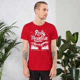 Mountains And Pine Trees Unisex T-shirt - ZKGEAR