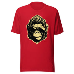 Cool Monkey With Sunglasses Unisex t-shirt - ZKGEAR