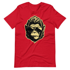 Cool Monkey With Sunglasses Unisex t-shirt - ZKGEAR