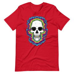 Trippy Psychedelic Skull Unisex T-shirt - ZKGEAR