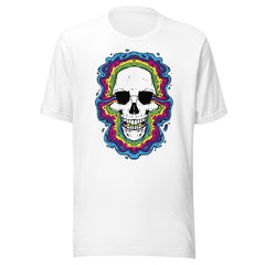 Trippy Psychedelic Skull Unisex T-shirt - ZKGEAR