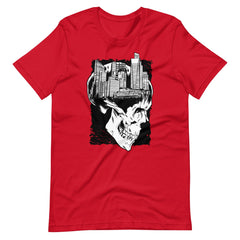 Urban Skull Cityscape Unisex T-Shirt