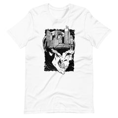 Urban Skull Cityscape Unisex T-Shirt