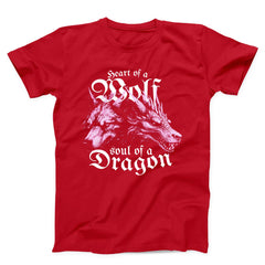 Wolf and Dragon Spirit Unisex T-Shirt