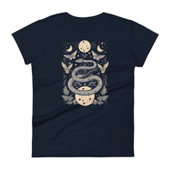 Celestial Snake and Stars Women's T-shirt