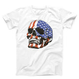 American Skull Patriotic Unisex T-shirt - ZKGear
