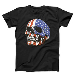 American Skull Patriotic Unisex T-shirt - ZKGear