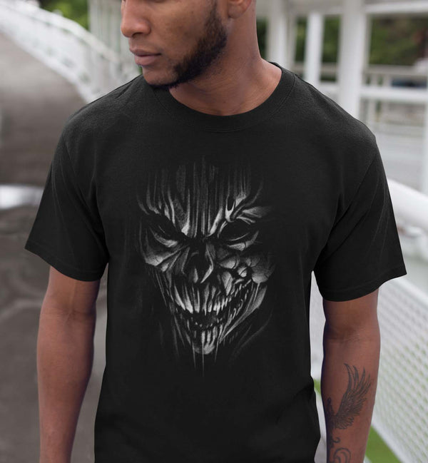 Creepy Skull Monster Unisex T-shirt - ZKGear