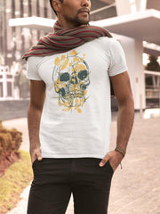 Death Skull Floral Unisex T-shirt - ZKGear