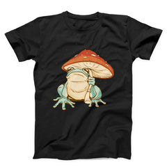 Frog Mushroom Umbrella Unisex T-shirt - ZKGear