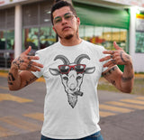 Goat Wearing Sunglasses Unisex T-shirt - ZKGear