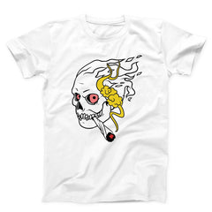 Skull Smoking Weed Unisex T-shirt - ZKGear